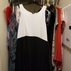 Black and white dress